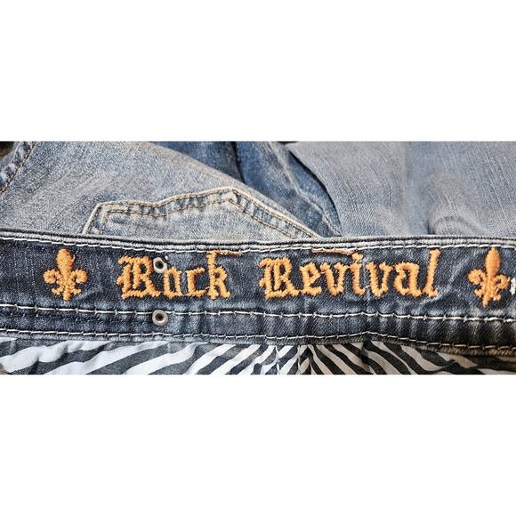 Rock Revival Sherry Mid-rise Boot Jeans Size 27 - Picture 4 of 5